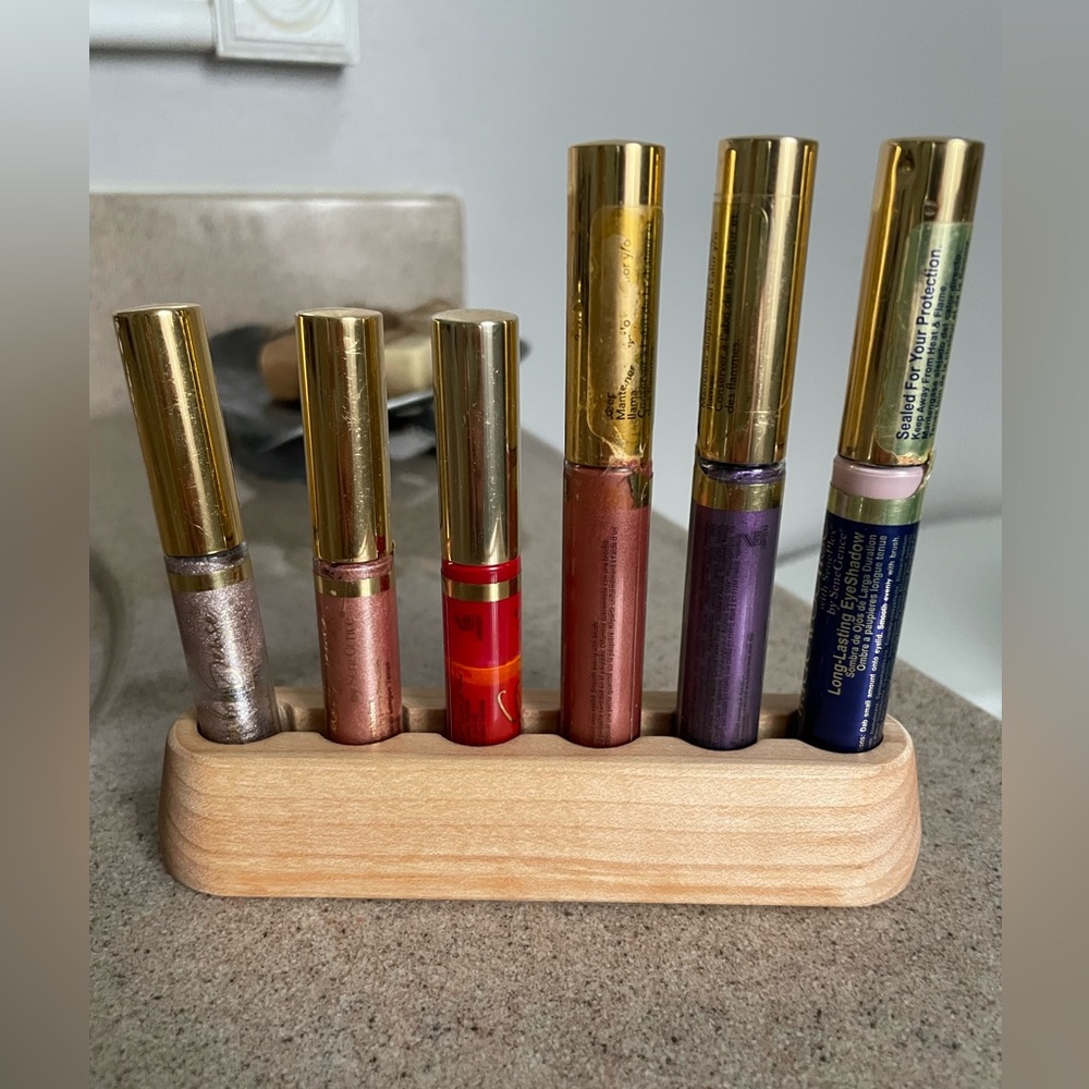 Wooden Holders for makeup and small sprays